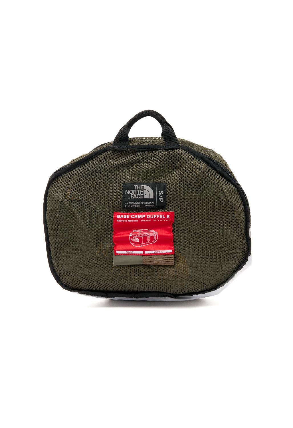 The North Face Base Camp Duffel Small 50L New Taupe Green Smokey