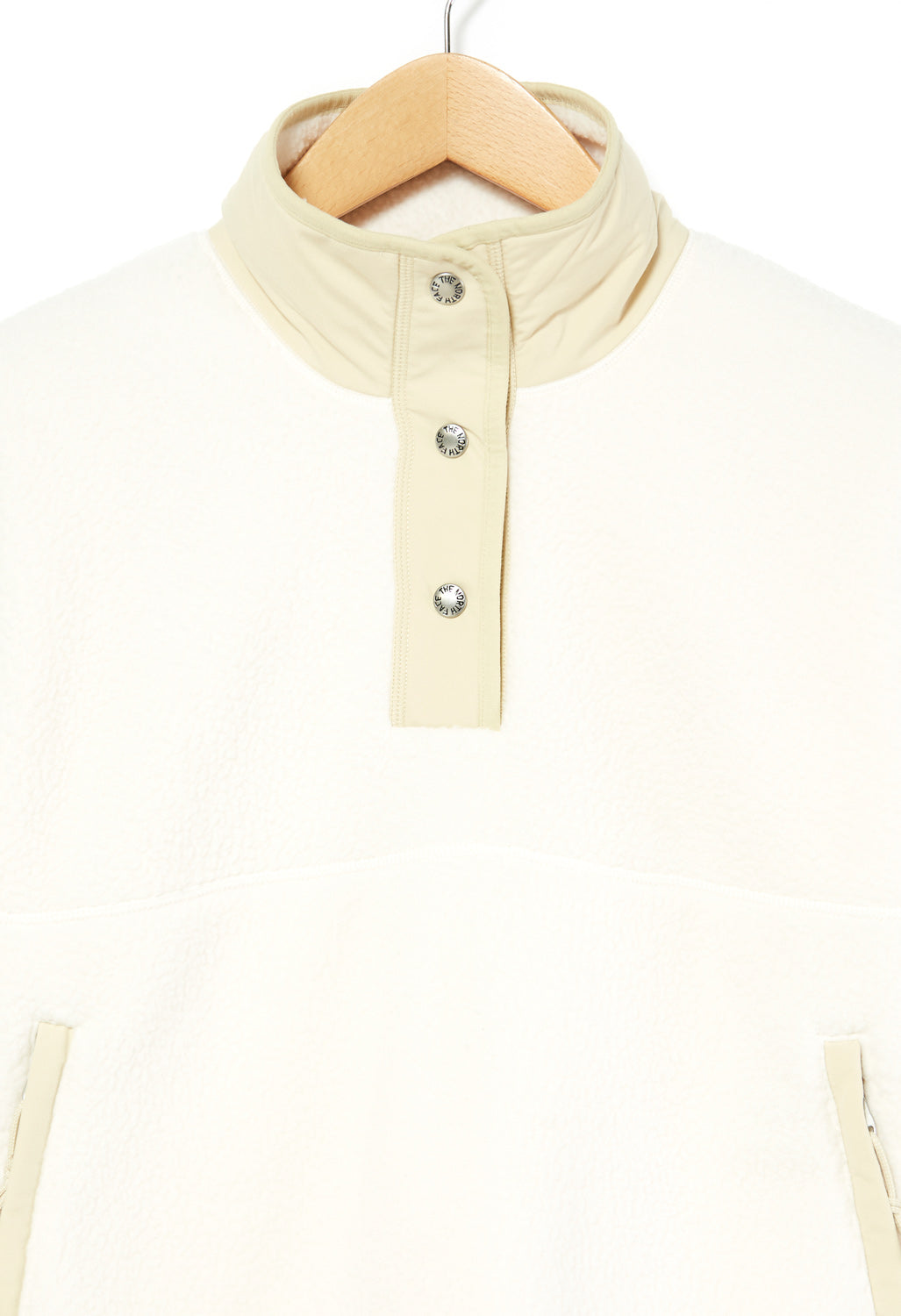 The North Face Cragmont Print Women's 1/4 Snap Neck - Gardenia White
