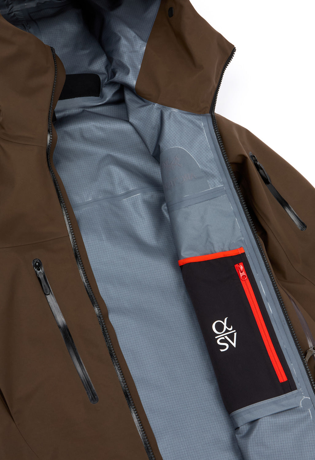 Arc'teryx Men's Alpha SV Jacket - Carob / Black / Dynasty