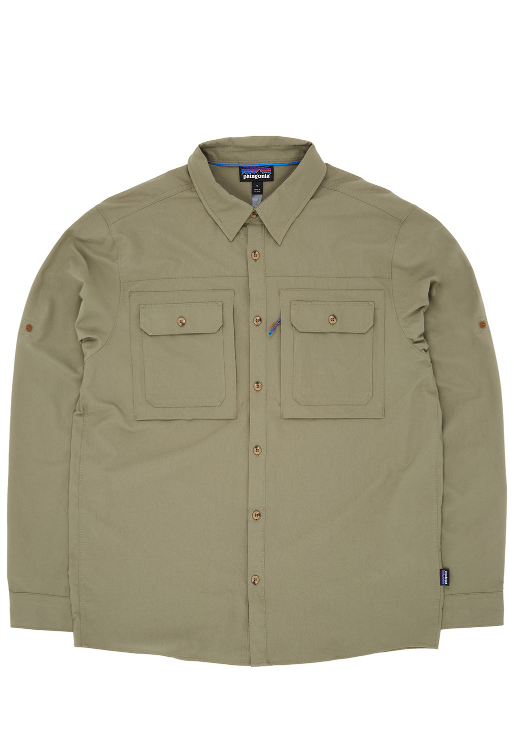 Patagonia Men's Self Guided Sun Long Sleece Shirt River Rock