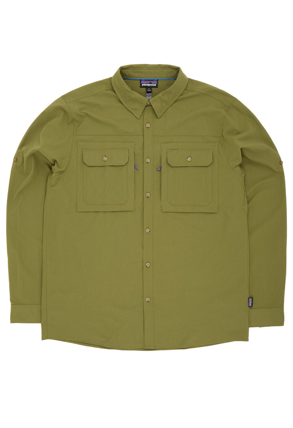 Patagonia Men's Self Guided Sun Long Sleeve Shirt - Caper Green