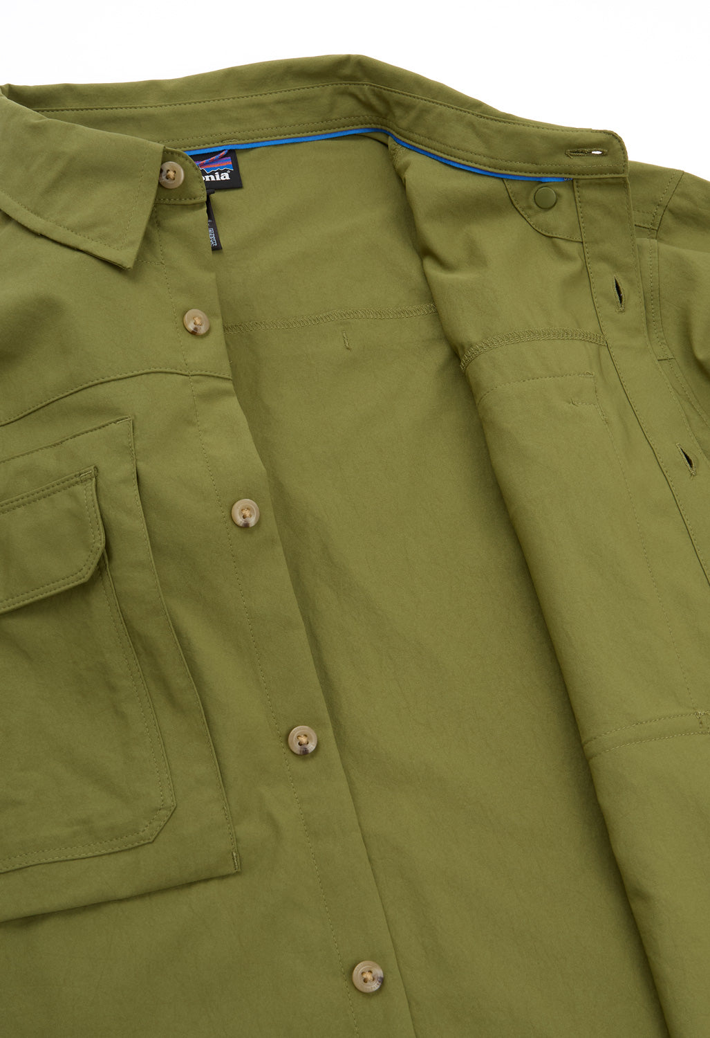 Patagonia Men's Self Guided Sun Long Sleeve Shirt - Caper Green