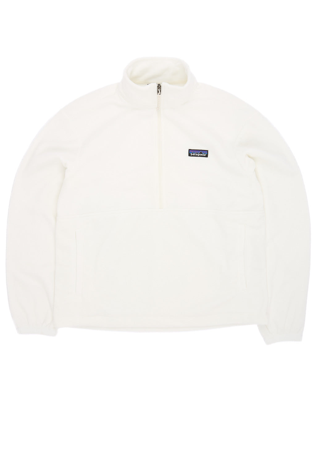 Patagonia Women's Micro D 1/2 Zip Fleece Pullover - Birch White