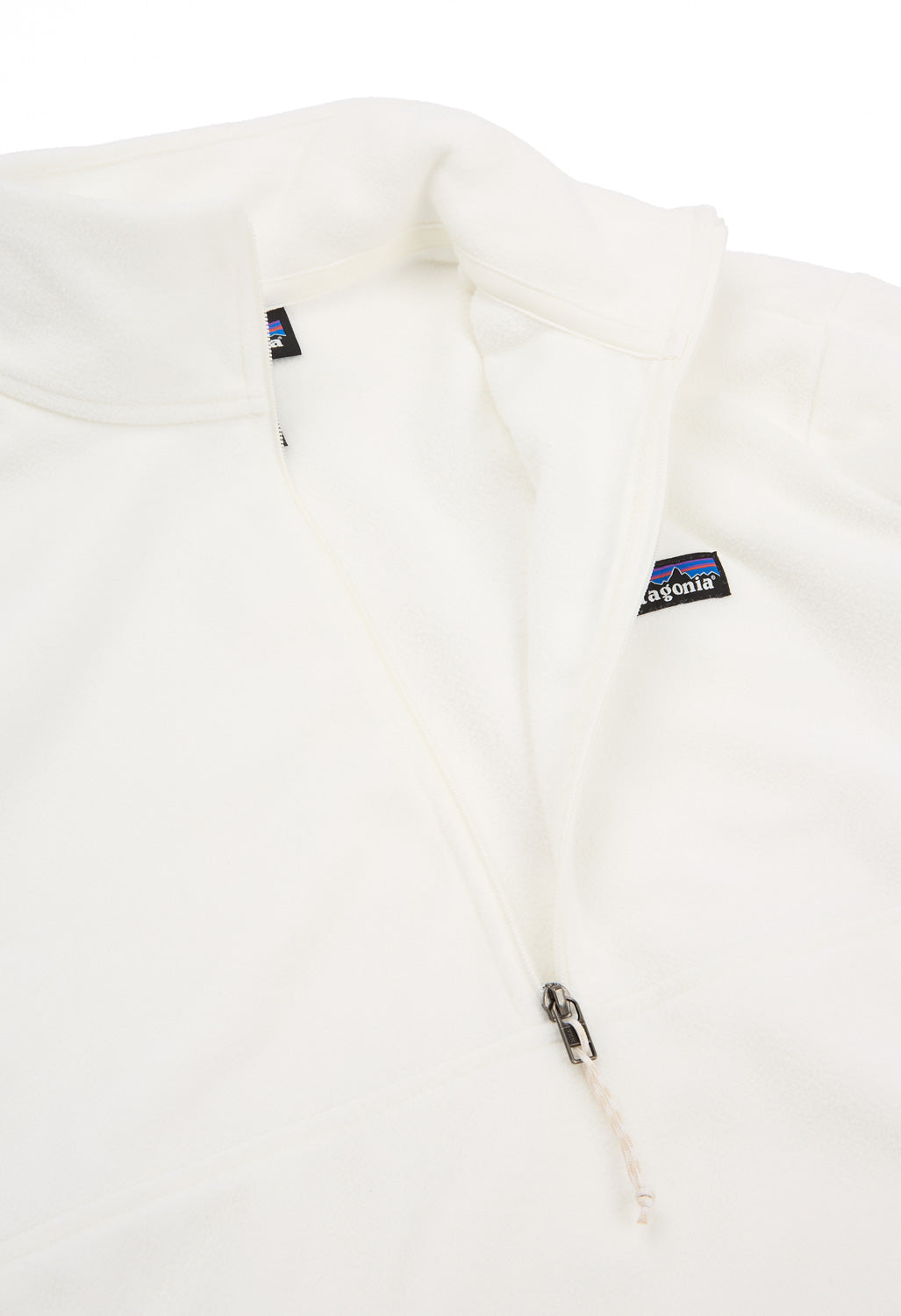 Patagonia Women's Micro D 1/2 Zip Fleece Pullover - Birch White