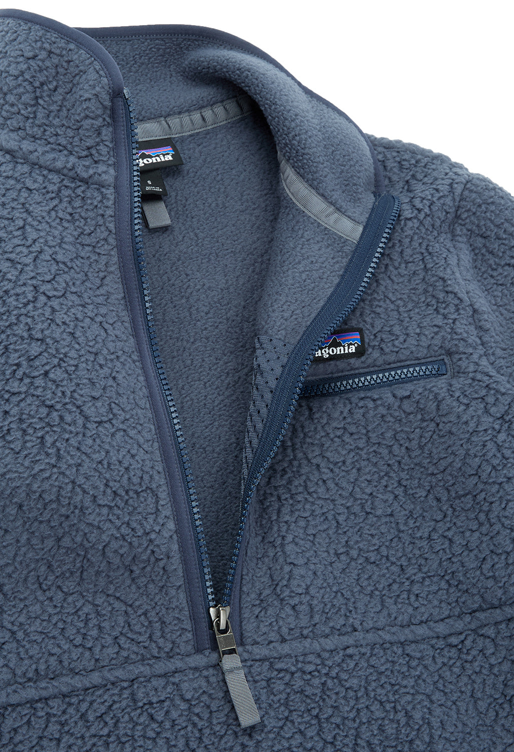 Patagonia Women's Retro Pile Marsupial Fleece - Smolder Blue