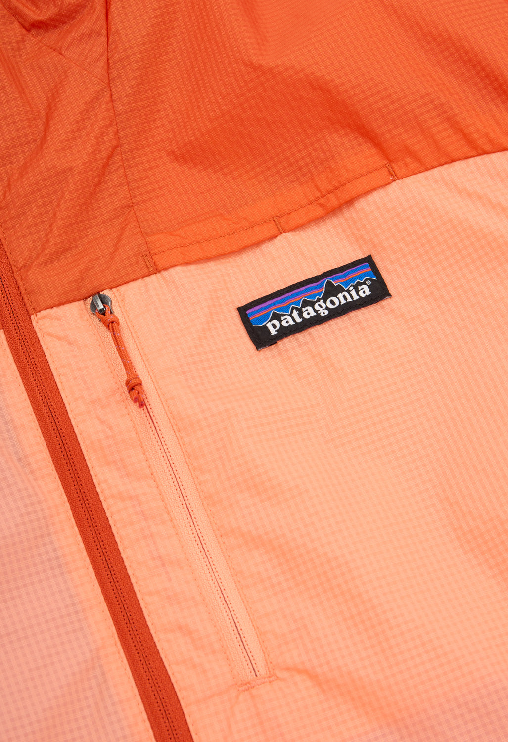 Patagonia Women's Houdini Stash Half Zip Pullover - Coal Orange