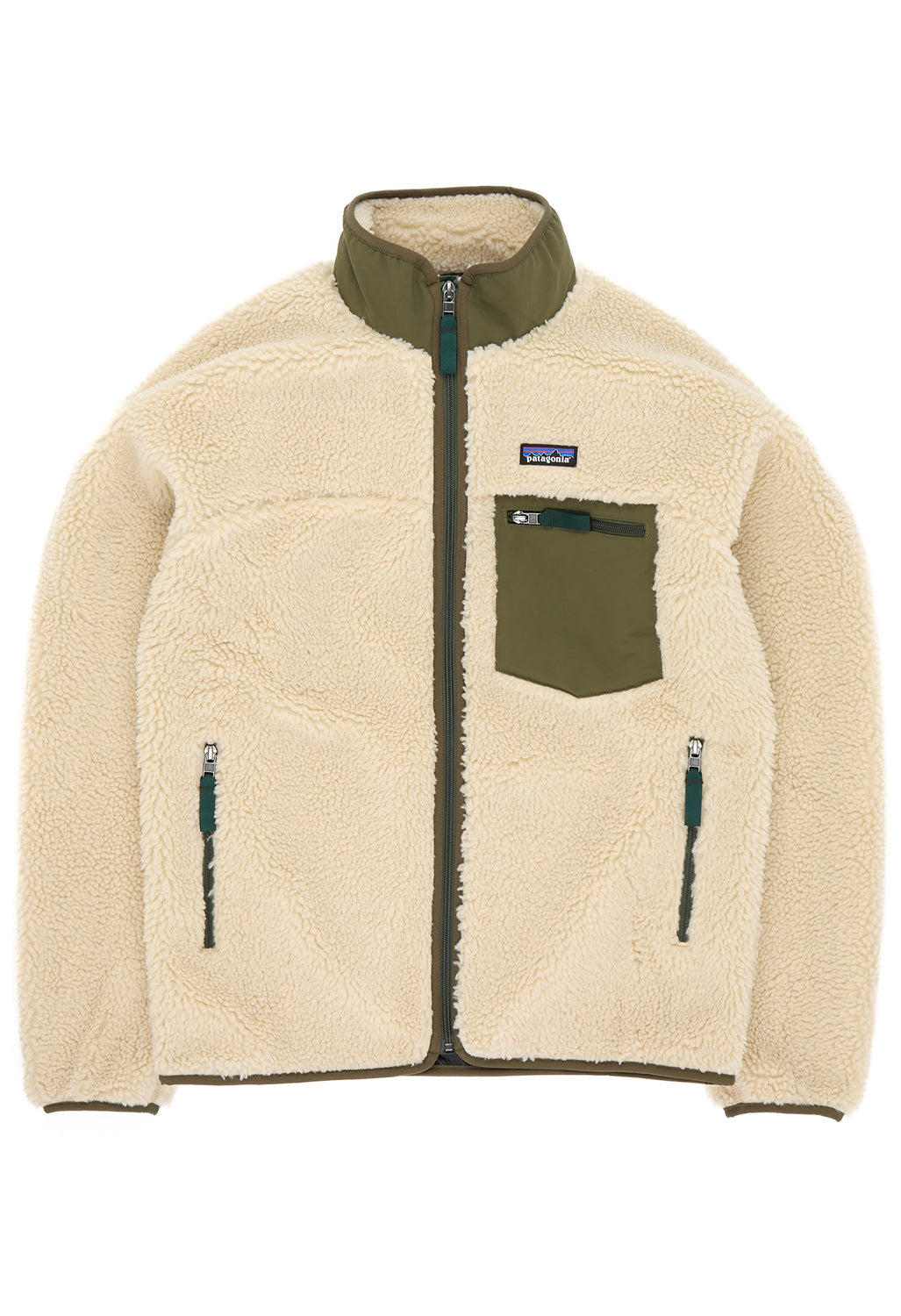 Patagonia Men's Classic Retro-X Jacket - Dark Natural / Basin Green