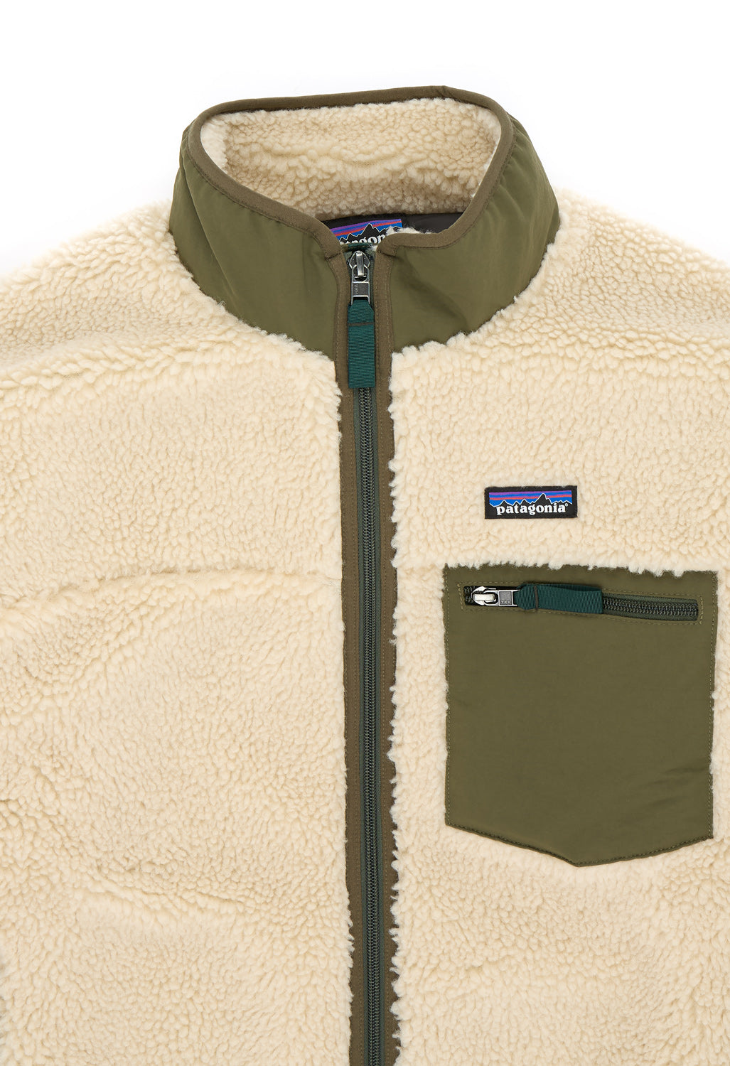 Patagonia Men's Classic Retro-X Jacket - Dark Natural / Basin Green