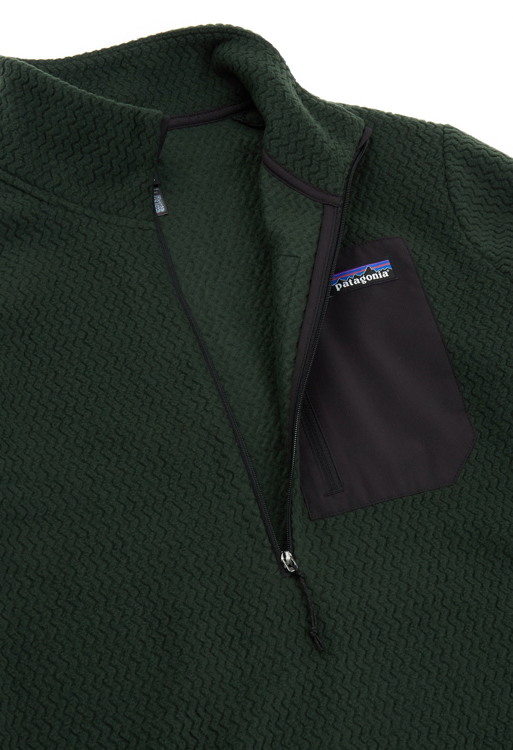Patagonia Men's R1 Air Zip Neck - Old Growth Green