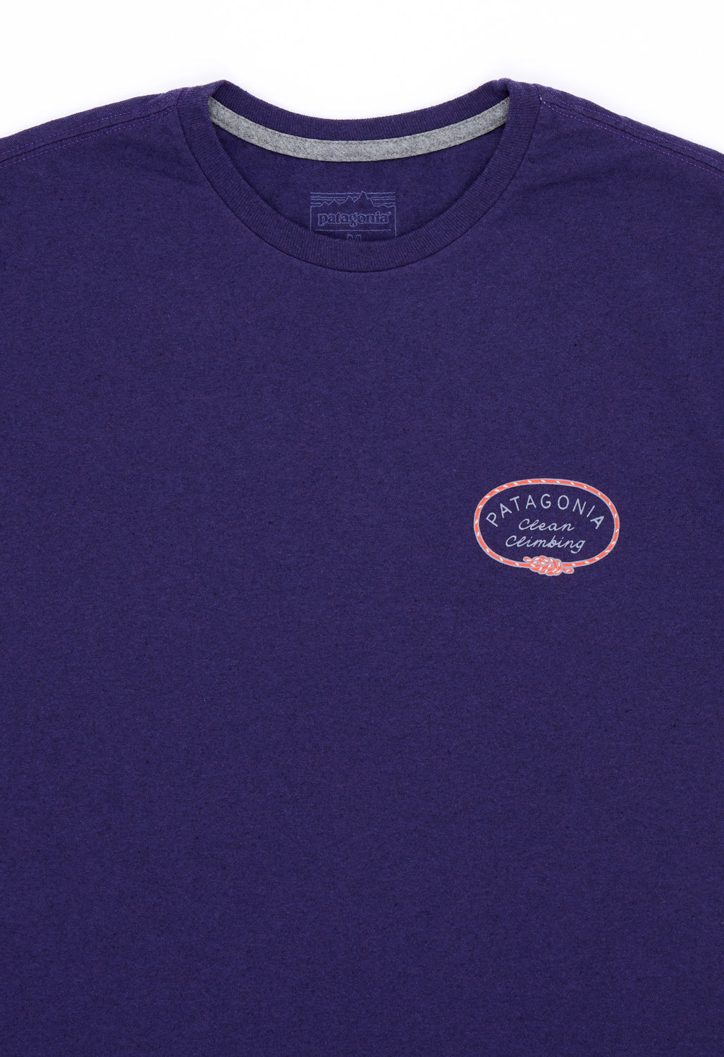 Patagonia Men's Clean Climb Roots Responsibili-Tee - Plummet Purple