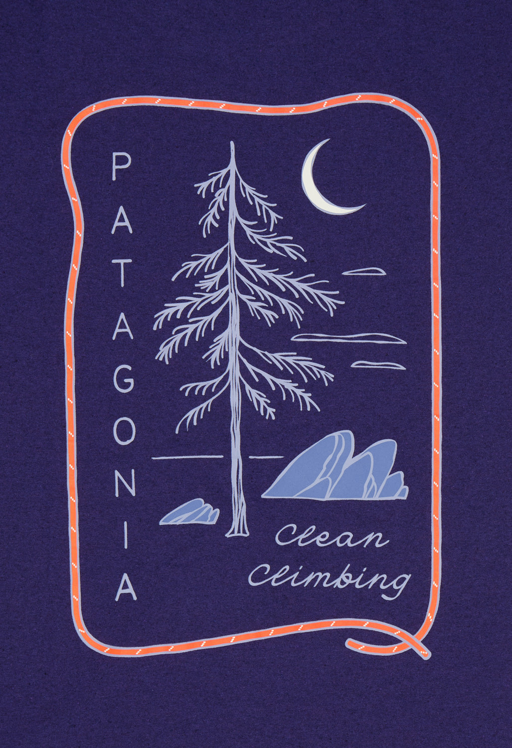 Patagonia Men's Clean Climb Roots Responsibili-Tee - Plummet Purple