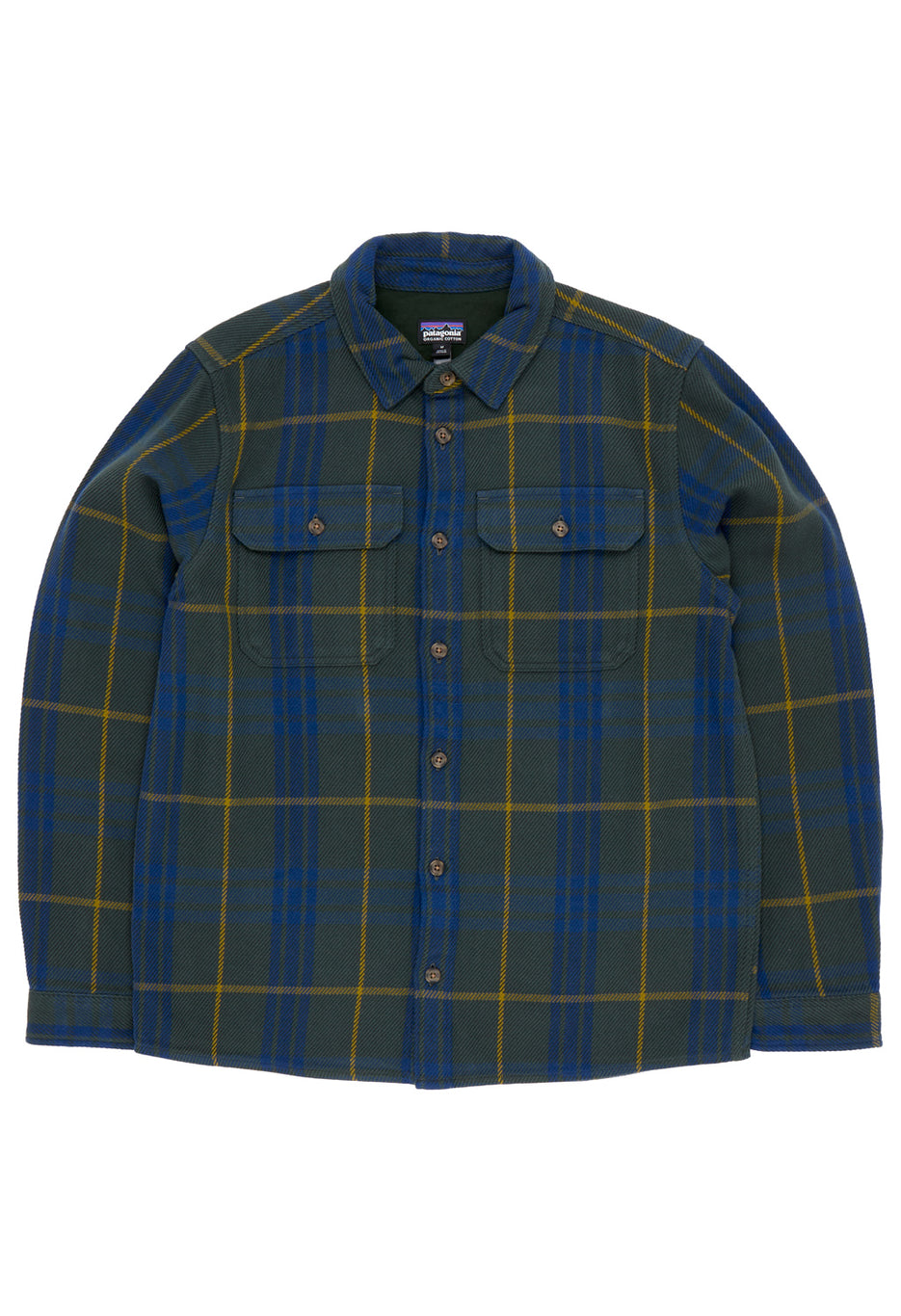 Patagonia Men's Fjord Loft Shirt - Netted / Old Growth Green