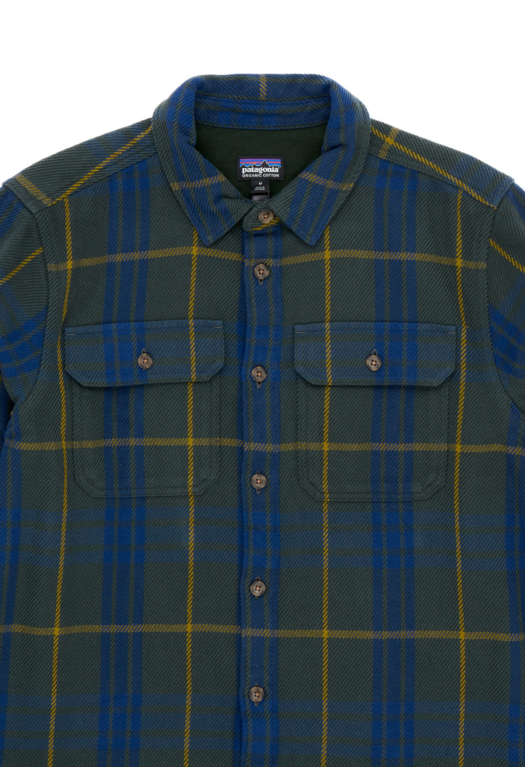 Patagonia Men's Fjord Loft Shirt - Netted / Old Growth Green