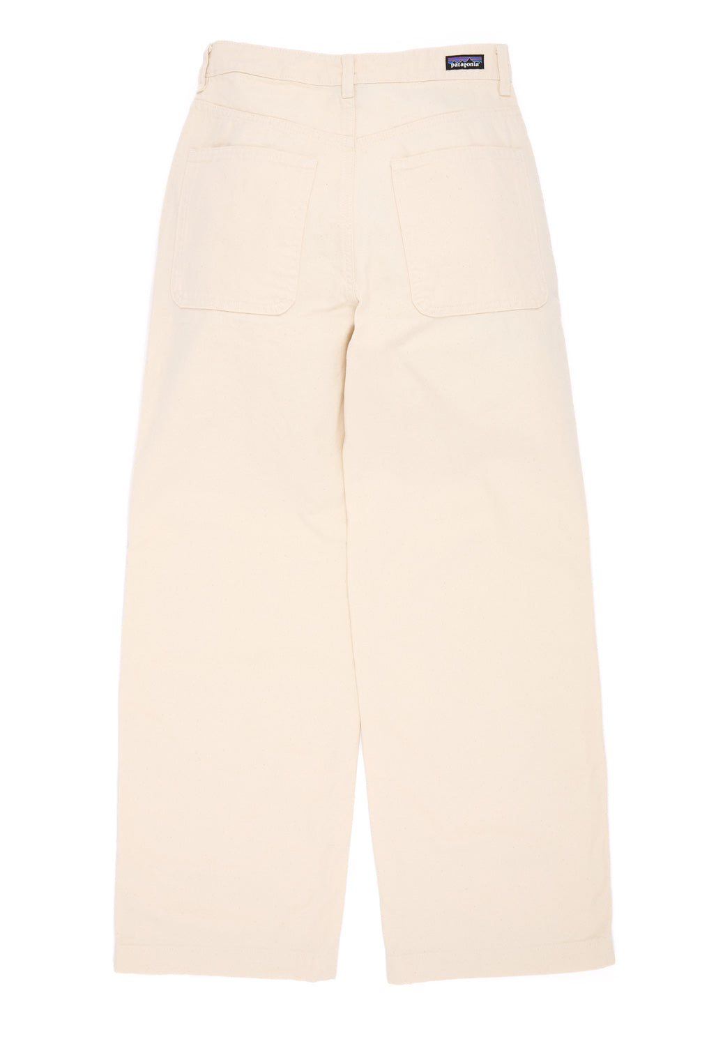 Patagonia Women's Point Reyes Canvas Wide Leg Pants - Undyed Natural