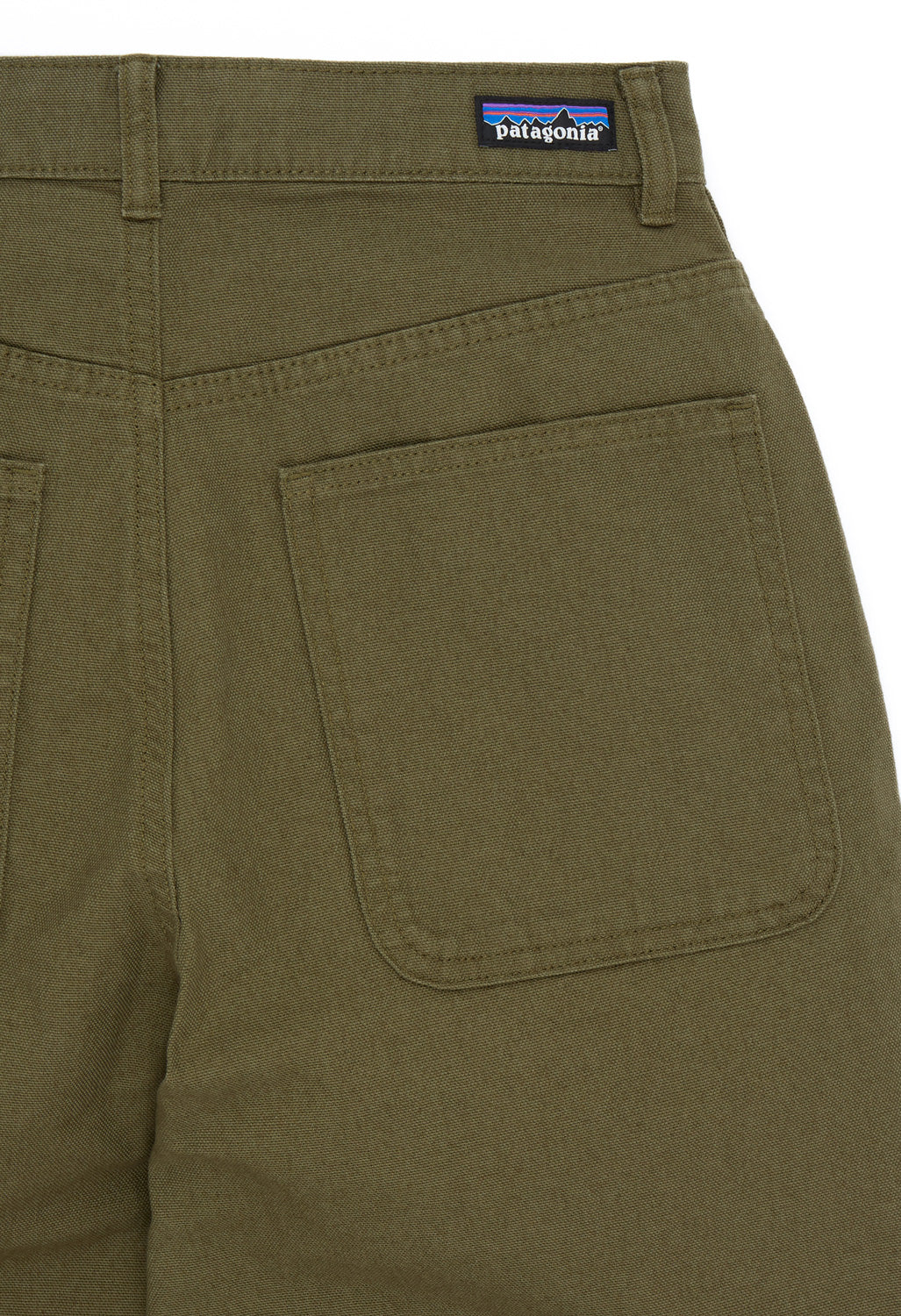 Patagonia Women's Point Reyes Canvas Wide Leg Pants - Basin Green