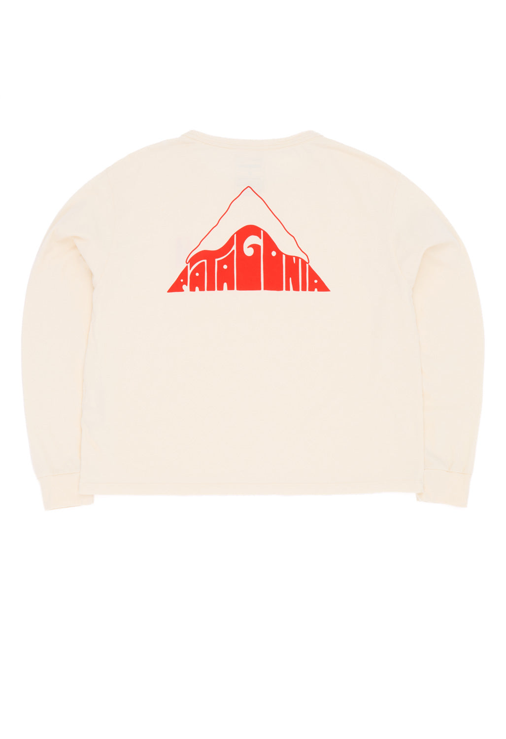 Patagonia Women's Long Sleeve Driftways Easy Cut Organic T-Shirt - Undyed Natural