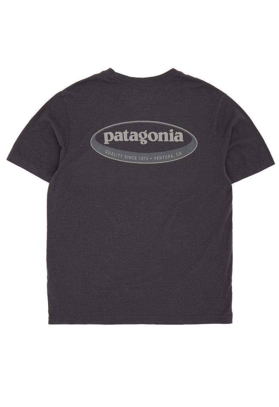 Patagonia Men's '95 Oval Logo T-Shirt - Ink Black