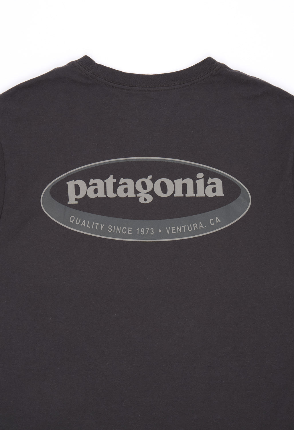 Patagonia Men's '95 Oval Logo T-Shirt - Ink Black