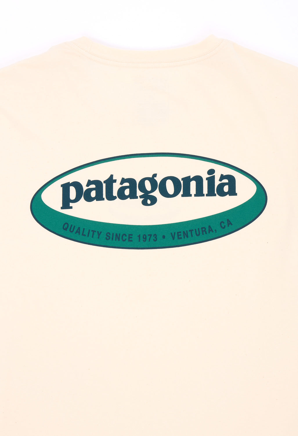Patagonia Men's '95 Oval Logo T-Shirt - Undyed Natural