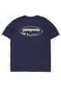 Patagonia Men's '95 Oval Logo T-Shirt - New Navy / Kaleido