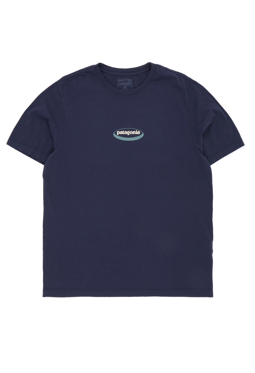 Patagonia Men's '95 Oval Logo T-Shirt - New Navy / Kaleido