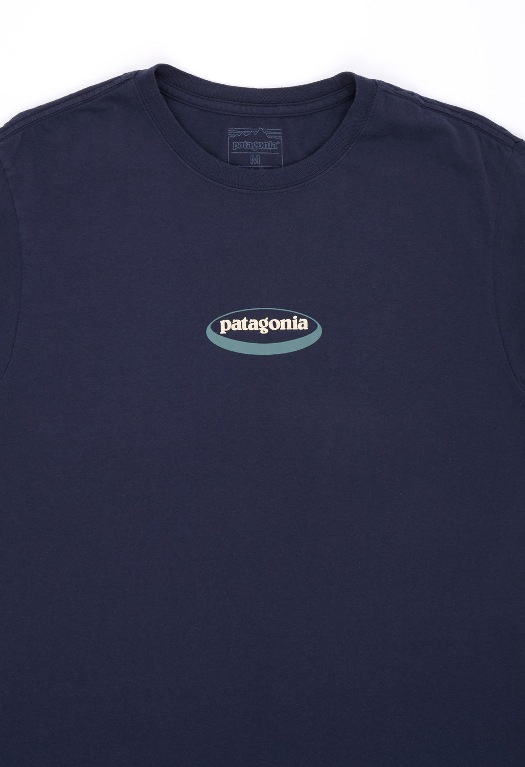 Patagonia Men's '95 Oval Logo T-Shirt - New Navy / Kaleido