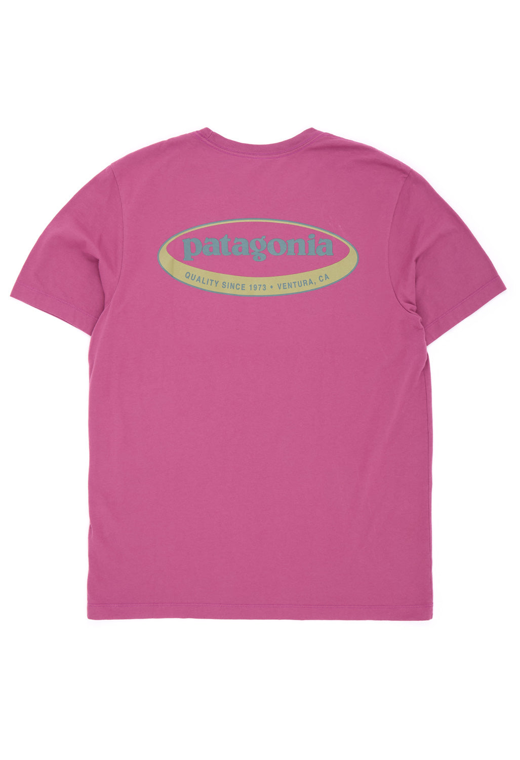 Patagonia Men's '95 Oval Logo T-Shirt - Faded Magenta