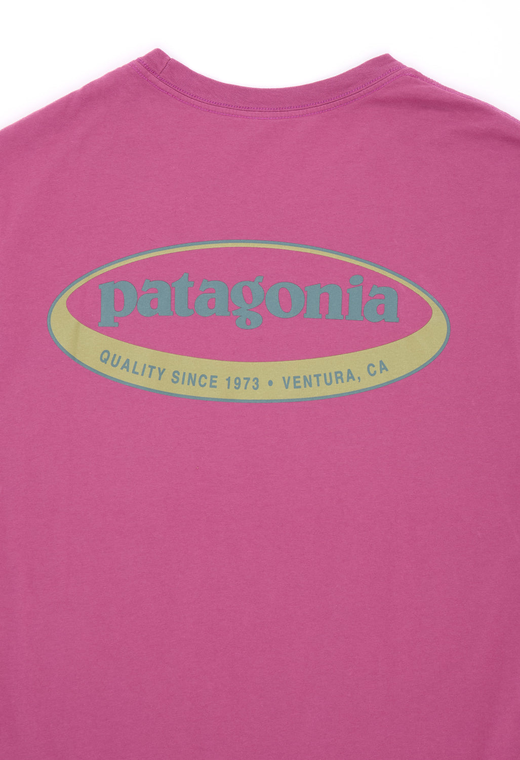 Patagonia Men's '95 Oval Logo T-Shirt - Faded Magenta