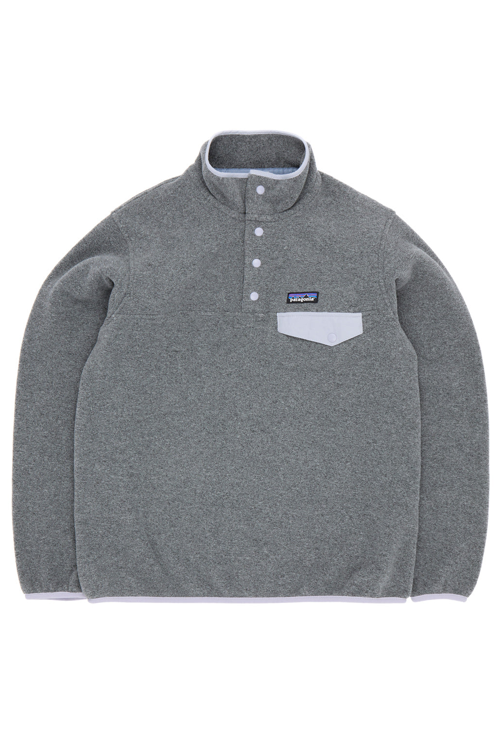 Patagonia Women's Lightweight Synchilla Snap-T Pullove - Nickel / Permafrost Purple