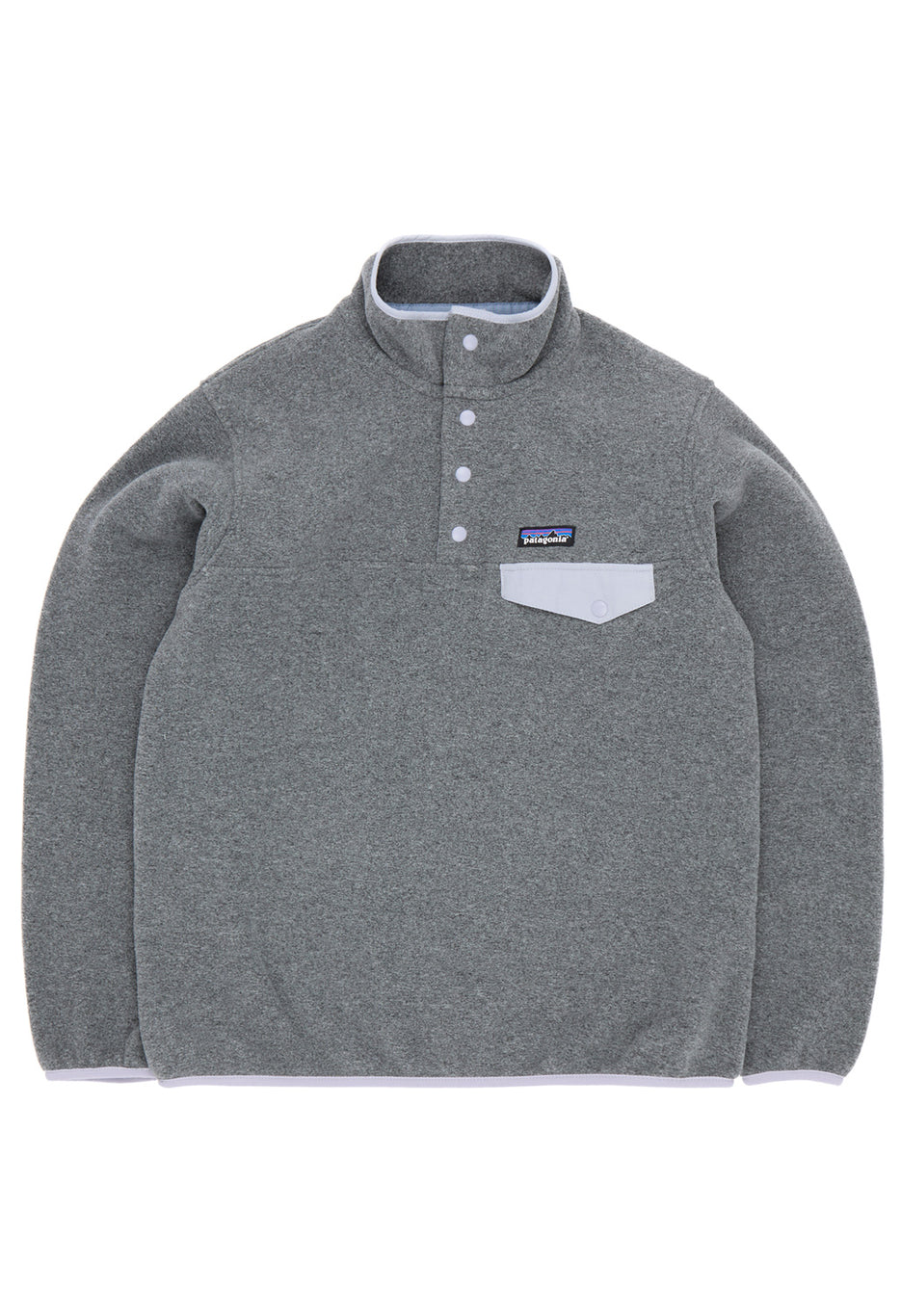 Patagonia Women's Lightweight Synchilla Snap-T Pullove - Nickel / Permafrost Purple