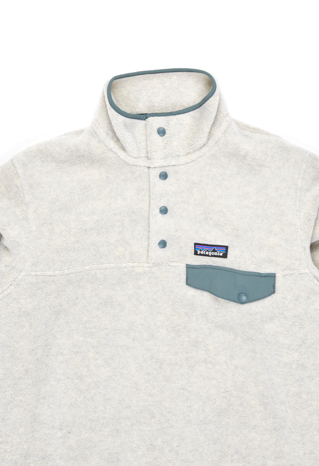 Patagonia Women's Lightweight Synchilla Snap-T Pullover Oatmeal