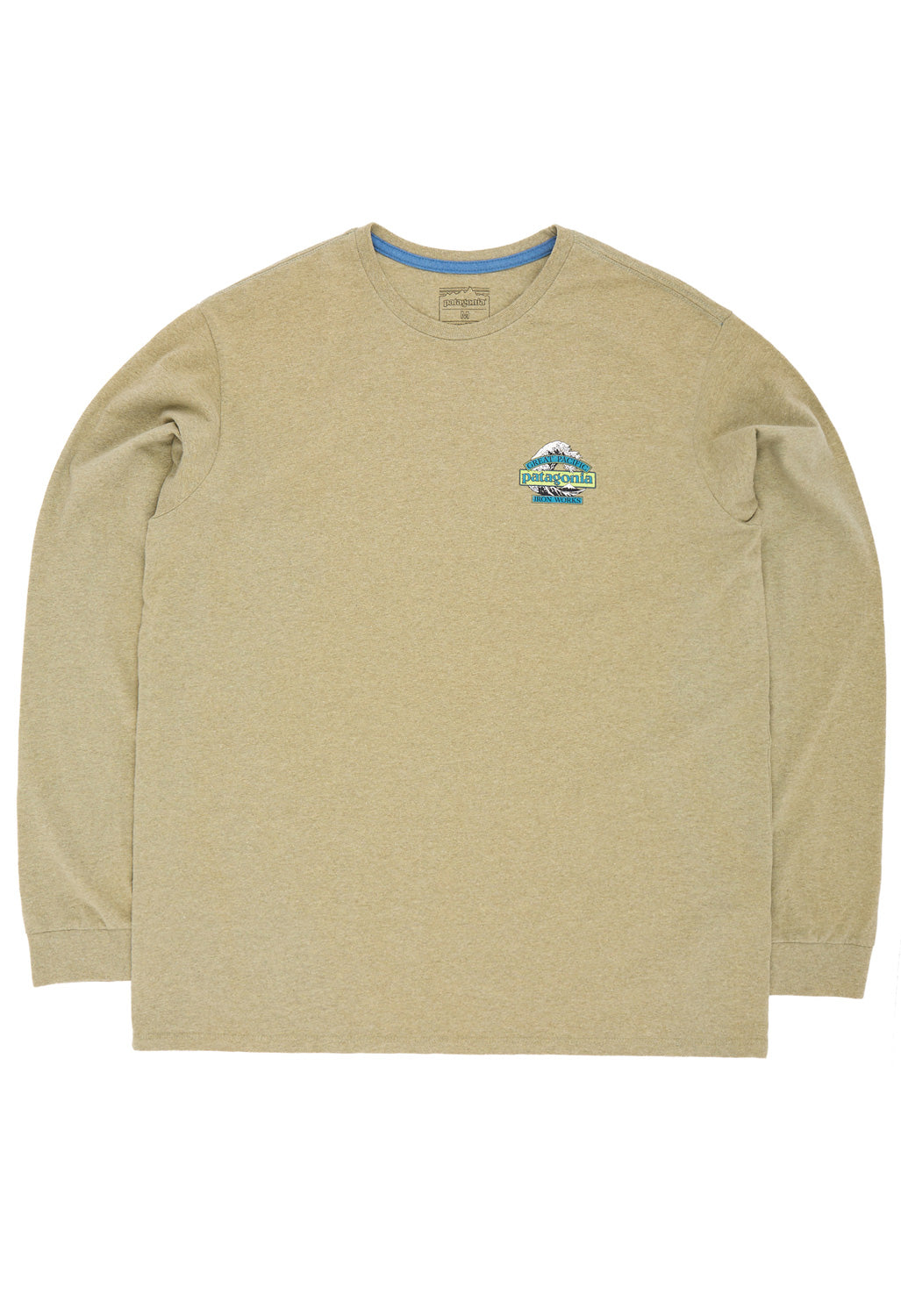 Patagonia Men's Great Waves Long Sleeve Responsibili-Tee - Gumtree Green