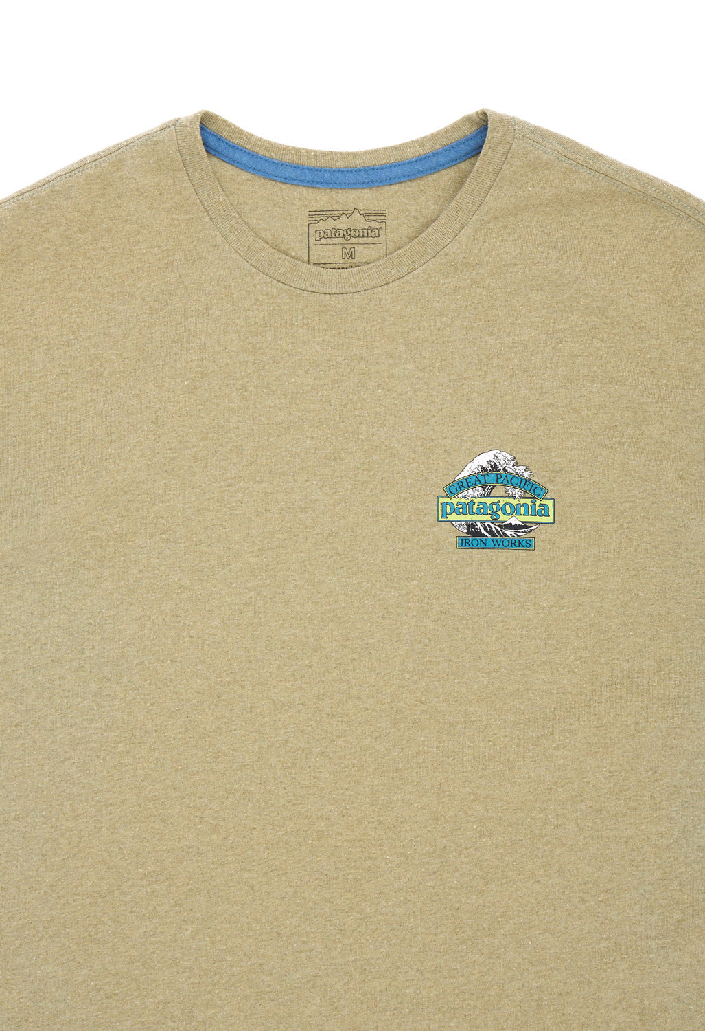 Patagonia Men's Great Waves Long Sleeve Responsibili-Tee - Gumtree Green