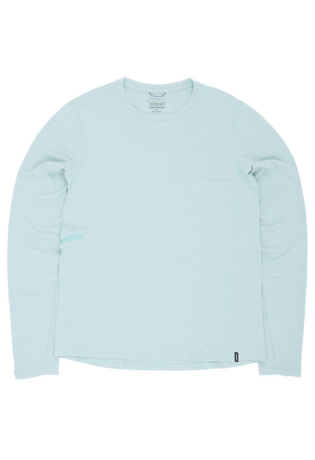 Patagonia Women's Capilene Cool Long Sleeve Sun Shirt - Thermal Blue / Thin Ice X-Dye