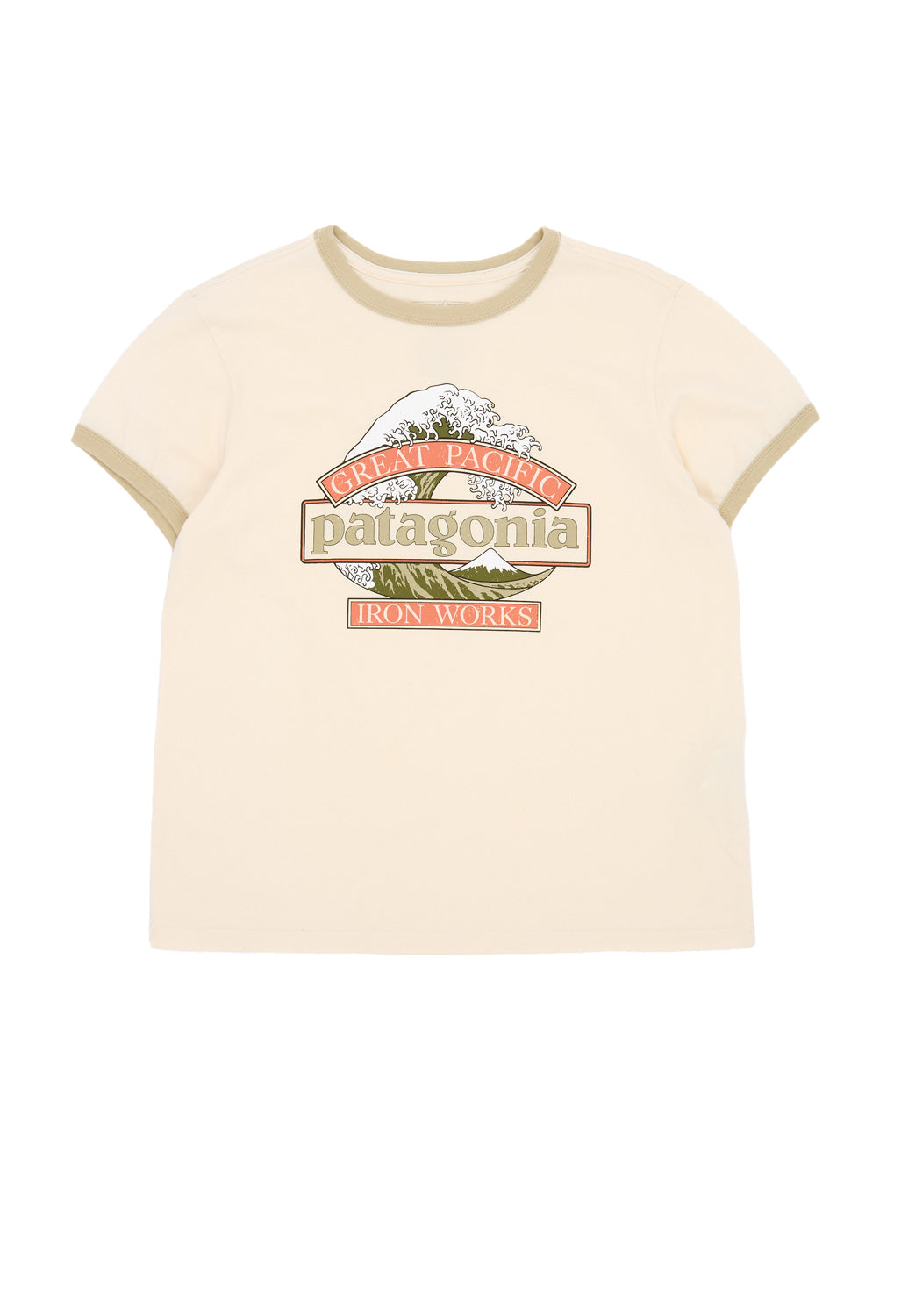 Patagonia Women's Great Waves Ringer Tee - Undyed Natural