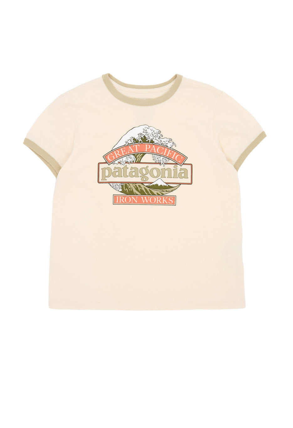 Patagonia Women's Great Waves Ringer Tee - Undyed Natural