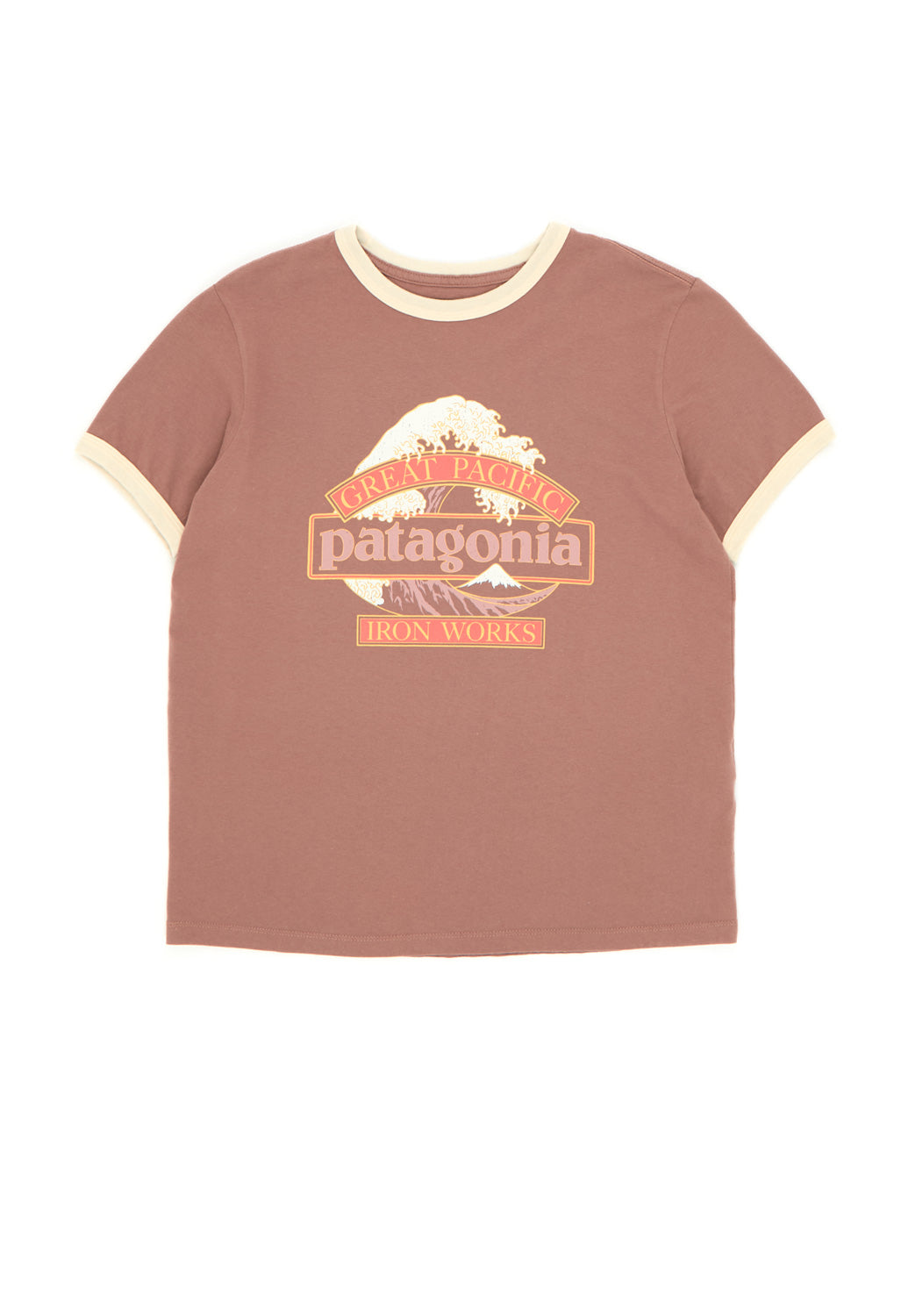 Patagonia Women's Great Waves Ringer Tee - Moonrise Taupe
