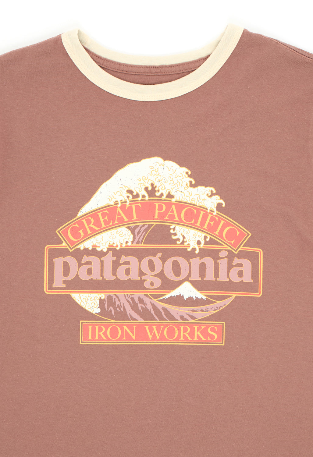 Patagonia Women's Great Waves Ringer Tee - Moonrise Taupe