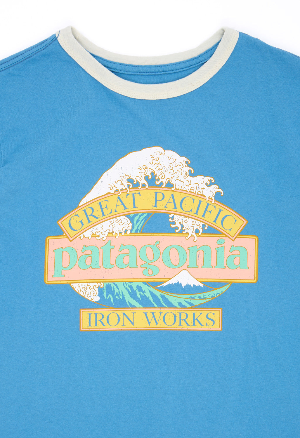 Patagonia Women's Great Waves Ringer Tee - Shore Blue