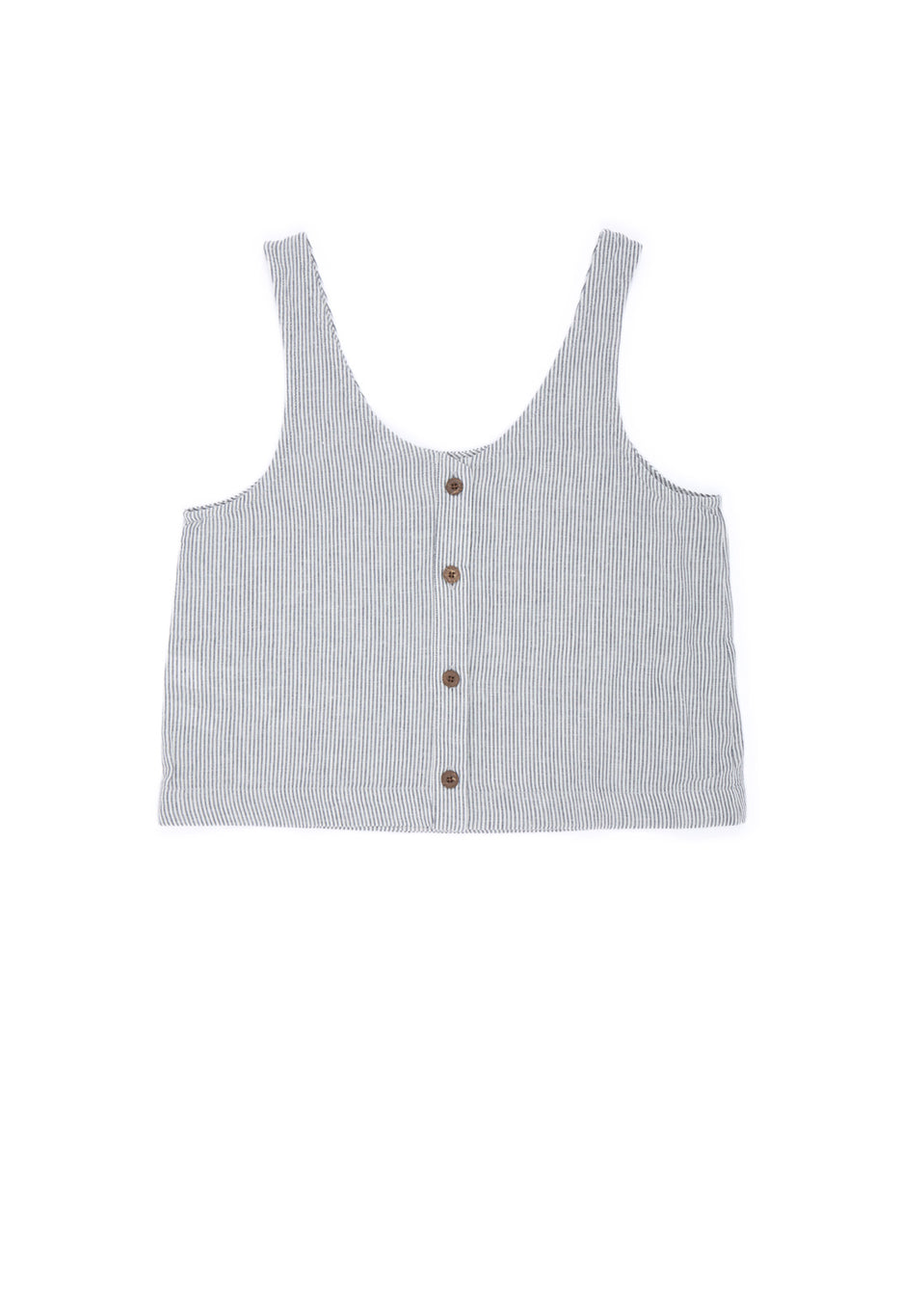 Patagonia Women's Garden Islan Top - Solstice Stripe / Smolder Blue