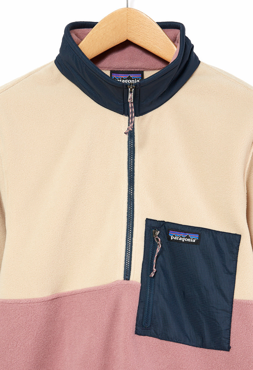 Patagonia Microdini Men's 1/2 Zip Pullover Evening Mauve