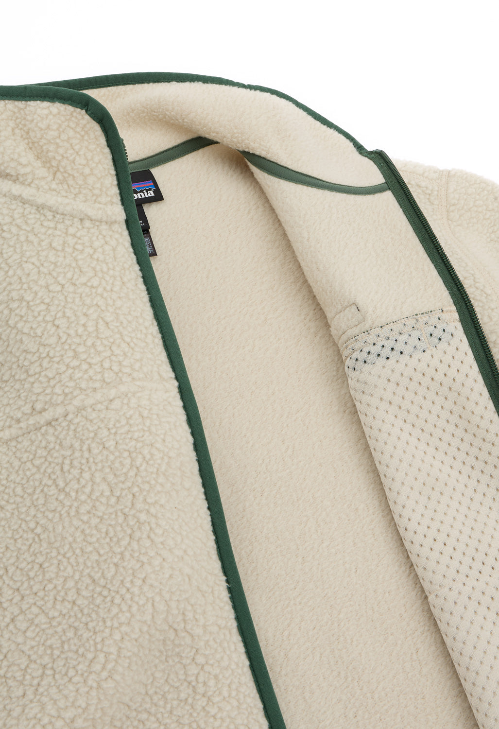 Patagonia Men's Retro Pile Jacket - Pelican w/Canopy Green