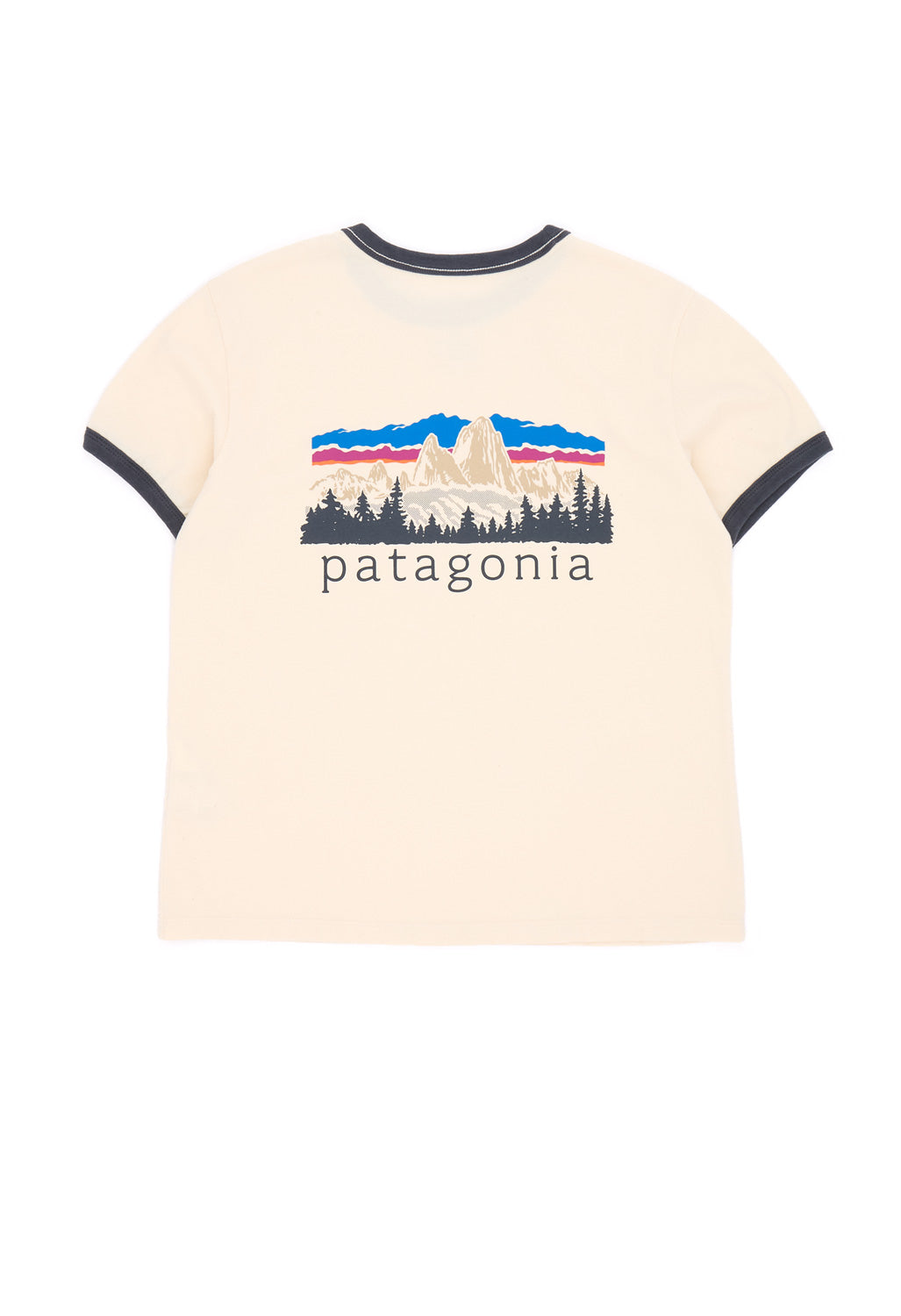 Patagonia Women's Fitz Roy Foothills Ringer Tee - Undyed Natural