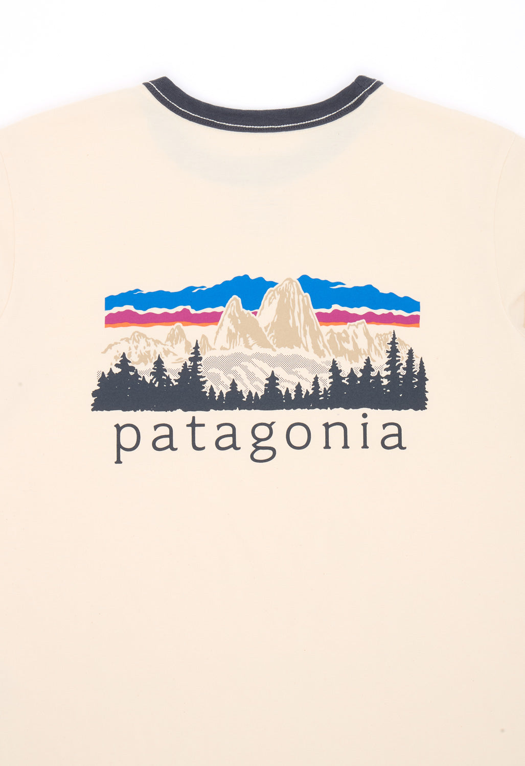 Patagonia Women's Fitz Roy Foothills Ringer Tee - Undyed Natural