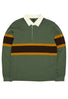 Patagonia Men's Long Sleeve Rugby Shirt - Rugby Big / Canopy Green