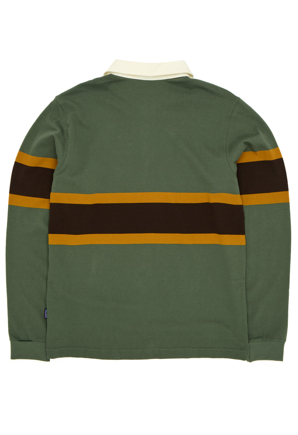 Patagonia Men's Long Sleeve Rugby Shirt - Rugby Big / Canopy Green