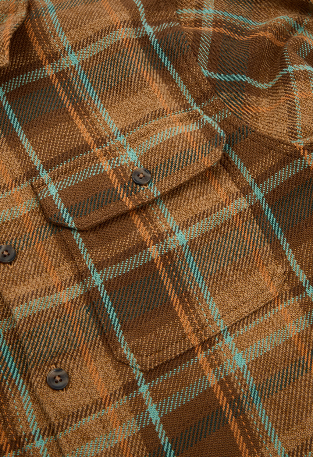 Patagonia Men's Fjord Loft Shirt - Avalanche / Berm Brown