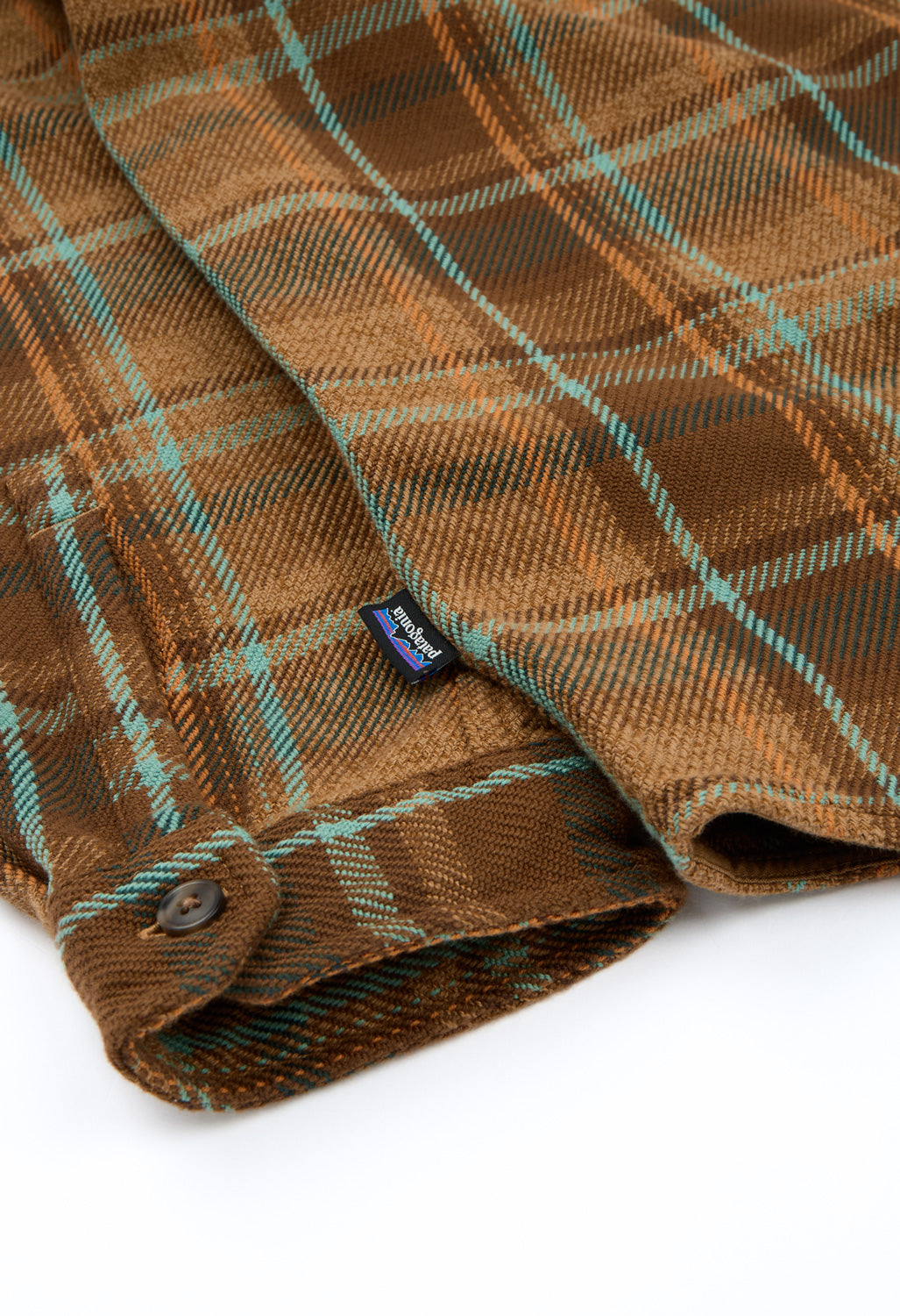 Patagonia Men's Fjord Loft Shirt - Avalanche / Berm Brown