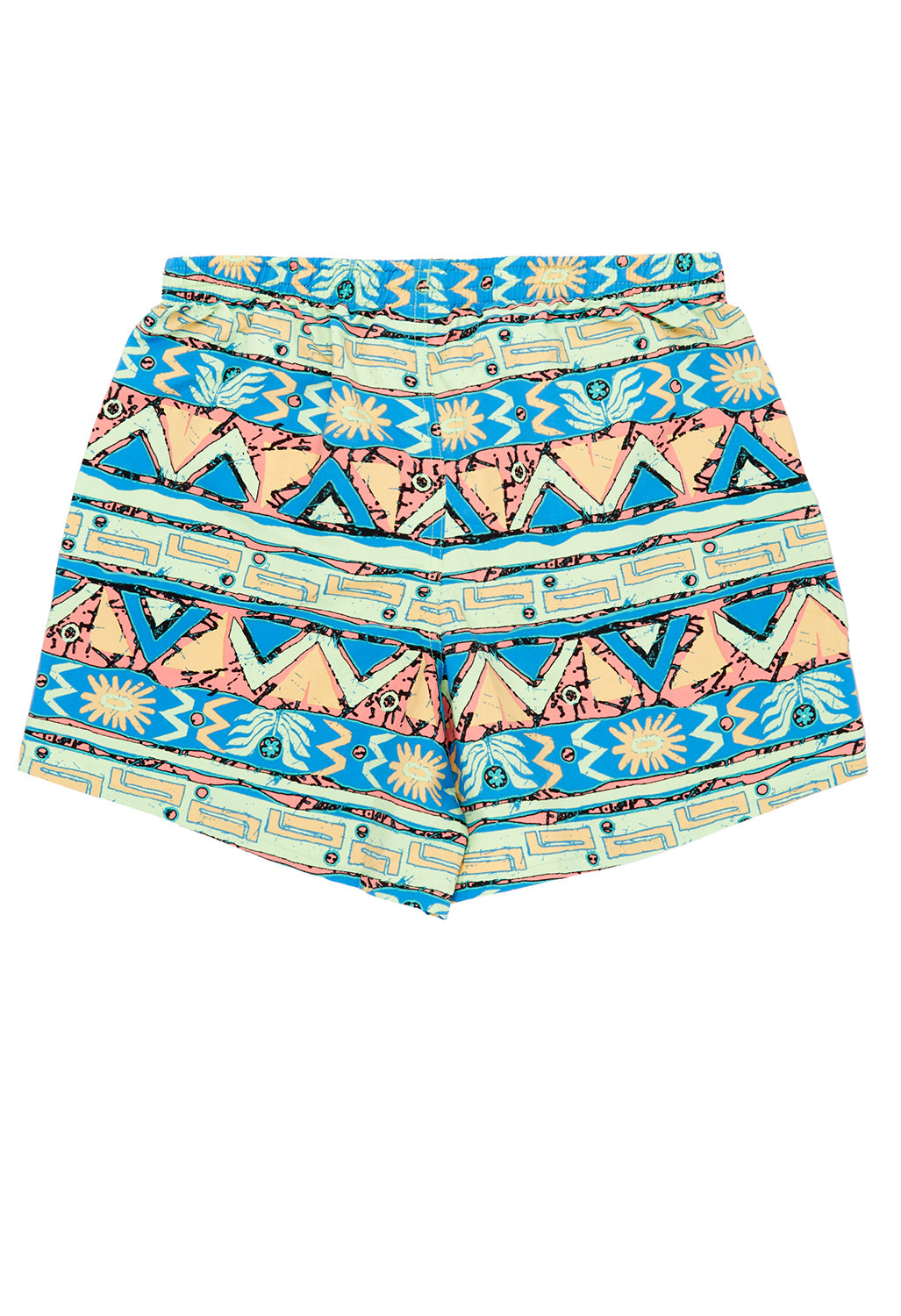Patagonia Women's Baggies 5" Shorts - High Hopes Geo: Salamander Green