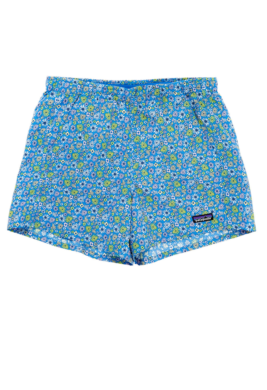 Patagonia Women's Baggies 5" Shorts - Floral Fun: Vessel Blue